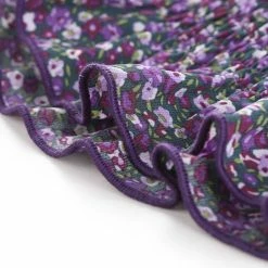 Allegra K Women's Smocked Puff Sleeve Ruffle Peplum Ditsy Floral Top Blouse