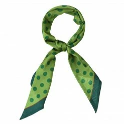 Allegra K Accessories Women Polka Dot Skinny Scarf Neck Scarves Double Sided Print Neckerchief Hairband