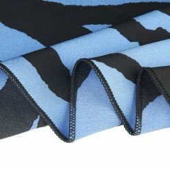 Allegra K 50cm Lightweight Zebra Stripe Pattern Square Neck Scarf Scarves Wrap Kerchief Neckerchief Bandana