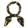 Allegra K 50cm Women Colorful Leopard Print Square Neck Scarf Kerchief Neckerchief Handkerchief Bandana