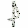 Allegra K Women Skinny Ribbon Neckerchief Heart Pattern Narrow Hair Wrist Scarf Headband Handbag Handle Wrap Accessories