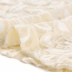 Allegra K Women's Lace Embroidery Semi Sheer Vintage Puff Sleeve Top