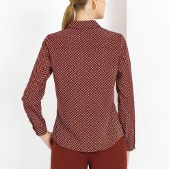 Allegra K Women's Plaid Collared Button Up Long Sleeve Office Work Shirt 18 Allegra K Women's Plaid Collared Button Up Long Sleeve Office Work Shirt