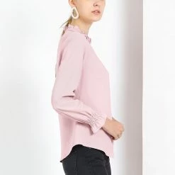 Allegra K Women's Casual Work Long Sleeve Blouse Ruffle Mock Neck Top 19 Allegra K Women's Casual Work Long Sleeve Blouse Ruffle Mock Neck Top