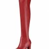 Allegra K Women's Platform Heels Chunky Heel Over Knee High Boots