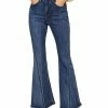 Allegra K Women's Vintage Flare Jean Denim Pants High Waist Stretchy Bell Bottoms Jeans