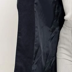 Allegra K Women's Pea Wool Shawl Collar Tie Belt Wrap Winter Coat