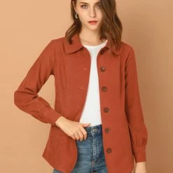 Allegra K Women's Retro Turndown Collar Lantern Sleeve Coat With Belt 18 Allegra K Women's Retro Turndown Collar Lantern Sleeve Coat With Belt