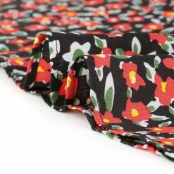 Allegra K Women's Lace V Neck Long Sleeve Belted Swing Floral Tiered Dress 21 Allegra K Women's Lace V Neck Long Sleeve Belted Swing Floral Tiered Dress