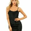 Allegra K Women's Spaghetti Strap Fringe Sequin Flapper Party Night Mini Dress 2 Allegra K Women's Spaghetti Strap Fringe Sequin Flapper Party Night Mini Dress