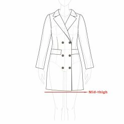 Allegra K Women's Elegant Shawl Collar Lapel Long Sleeve Belted Winter Wrap Coat With Pockets 29 Allegra K Women's Elegant Shawl Collar Lapel Long Sleeve Belted Winter Wrap Coat With Pockets