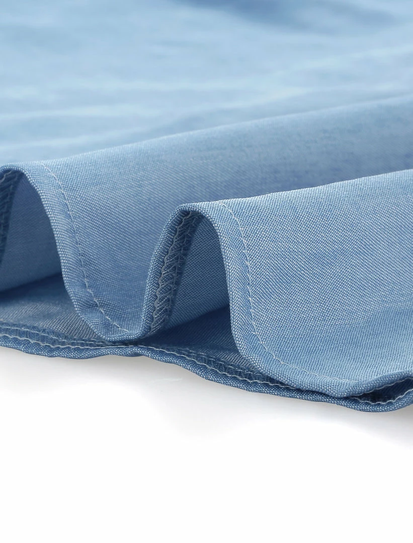 Allegra K Women's V Neck 3/4 Sleeve Button Down Shirt Dress With Belt 8 Allegra K Women's V Neck 3/4 Sleeve Button Down Shirt Dress With Belt