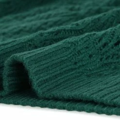 Allegra K Women's Ruffle Mock Neck Bishop Sleeve Knitted Ribbed Pullover Sweater 19 Allegra K Women's Ruffle Mock Neck Bishop Sleeve Knitted Ribbed Pullover Sweater