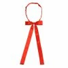 Allegra K Accessories Women's Pre-Tied Adjustable String Bow Tie Solid Color Uniform Bowties