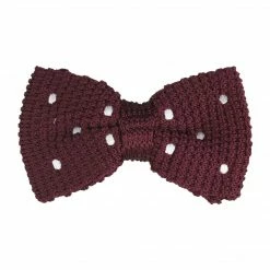 Allegra K Men's Pre-tied Polka Dots Bowties Adjustable Strap Knitted Bow Tie Accessories