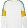 Allegra K Men's Color Block Sweatshirt Crew Neck Long Sleeves Pullover Jumper T-Shirt