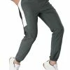 Allegra K Men's Athletic Jogger Elastic Waist Color Block Scrubs Sports Pants