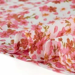 Allegra K Women's Layered Ruffle Hem Chiffon Elastic Waist A-Line Floral Mini Skirt