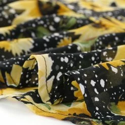 Allegra K Women's Ruffle Collar Split Neck Sunflower Floral Printed Flare Sleeve Tie Waist Belted Dress 19 Allegra K Women's Ruffle Collar Split Neck Sunflower Floral Printed Flare Sleeve Tie Waist Belted Dress