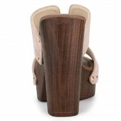 Allegra K Women's Faux Suede Platform High Block Heel Slides Sandals Shoes 25 Allegra K Women's Faux Suede Platform High Block Heel Slides Sandals Shoes