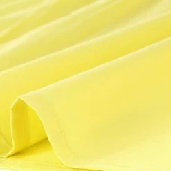 Allegra K Women's Square Neck Short Sleeve Half Placket Elastic Waist Top Blouse