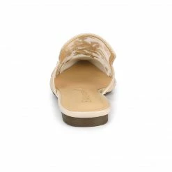 Allegra K Women's Pointed Toe Floral Embroidery Flats Mules