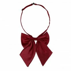 Allegra K Accessories Adjustable Solid Color Pre-tied Bowknot Uniform Bow Tie For Women Men Costume Accessory