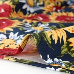 Allegra K Women's Sunflowers Short Pants Elastic Waist Vacation Boho Floral Mini Shorts