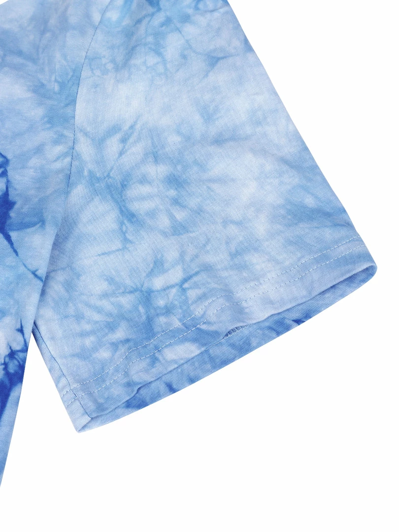 Allegra K Men Summer Tie Dye Tee Short Sleeves Hip Hop Printed T-Shirt 7 Allegra K Men Summer Tie Dye Tee Short Sleeves Hip Hop Printed T-Shirt