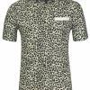 Allegra K Men's Summer Printed Contrast Pocket Short Sleeve Button Down Shirt