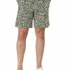 Allegra K Men's Summer Printed Shorts Drawstring Beach Pattern Pants Trunks