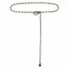 Allegra K Rhinestone Chain Belt Plus Size Waist Belt