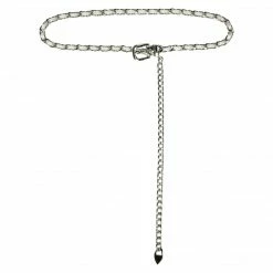 Allegra K Rhinestone Chain Belt Plus Size Waist Belt