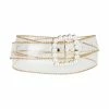 Allegra K Accessories Womens Clear Waist Belts For Jeans Transparent Belts Square Buckle