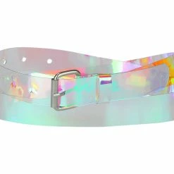 Allegra K Womens Clear Waist Belts For Dresses Transparent Belts Square Buckle Accessories