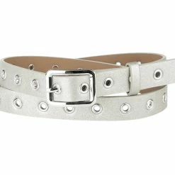 Allegra K Womens Grommet Belt Faux Leather Adjustable Waist Strap Belts For Jeans Pants Accessories