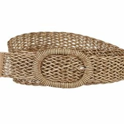 Allegra K Womens Skinny Waist Belts Braided Woven Belts For Dress Metal Buckle