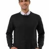 Allegra K Men's Casual Round Neck Long Sleeves Solid Color Knitted Pullover Sweater 2 Allegra K Men's Casual Round Neck Long Sleeves Solid Color Knitted Pullover Sweater
