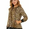 Allegra K Women's Hoodie Printed Long Sleeve Blouse Sweatshirt