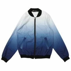 Allegra K Women's Windbreaker Outerwear With Pockets Casual Lightweight Zip Up Bomber Jacket