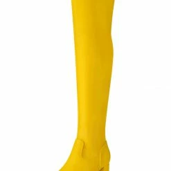 Allegra K Women's Thigh High Block Heels Over Knee High Boots Shoes