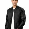Allegra K Men's Bomber Jacket Casual Full Zipper Outwear Lightweight Flight Jackets Coat