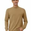 Allegra K Tops Men's Slim Fit Mock Turtleneck Neck Knit Pullover Lightweight Long Sleeves Basic Sweaters 1 Allegra K Tops Men's Slim Fit Mock Turtleneck Neck Knit Pullover Lightweight Long Sleeves Basic Sweaters
