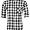 Allegra K Men's Plaid Flannel Shirt Brushed Casual Long Sleeve Button Down Check Shirt