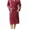 Allegra K Men's Plush Shawl Collar Robe Long Sleeves Spa Flannel Fleece Bathrobe With Belt 2 Allegra K Men's Plush Shawl Collar Robe Long Sleeves Spa Flannel Fleece Bathrobe With Belt