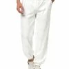Allegra K Men's Plaid Jogger Track Pants Casual Athletic Slim Fit Drawstring Check Sweatpants