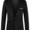 Allegra K Men's Formal Slim Fit Blazer Single Breasted One Button Dress Suit Sports Coat