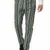 Allegra K Men's Dress Striped Pants Slim Fit Flat Front Prom Pencil Trousers 1 Allegra K Men's Dress Striped Pants Slim Fit Flat Front Prom Pencil Trousers