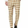 Allegra K Men's Formal Trousers Color Block Slim Fit Flat Front Plaid Dress Pants 1 Allegra K Men's Formal Trousers Color Block Slim Fit Flat Front Plaid Dress Pants